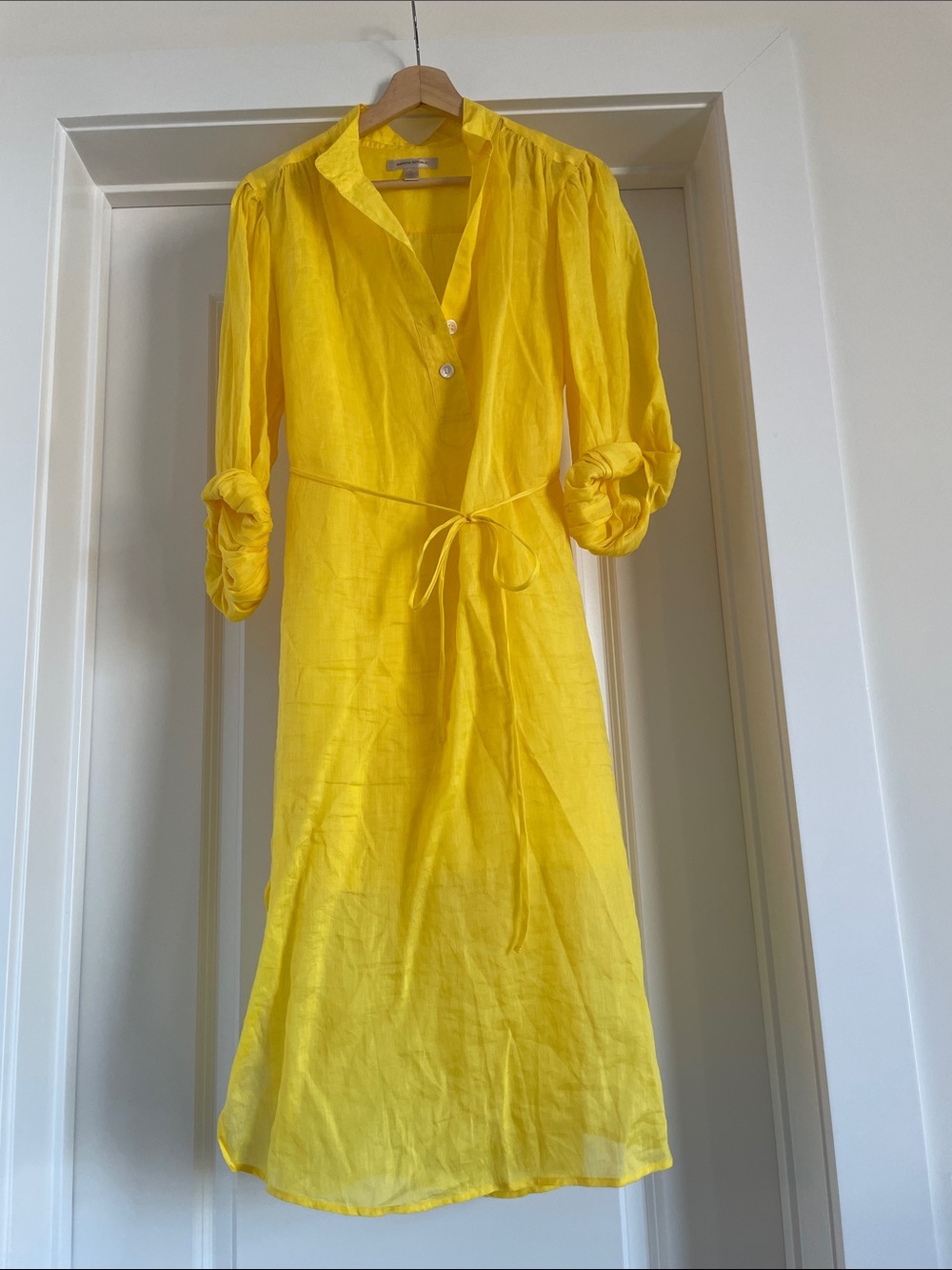 Banana Republic Bright Yellow Dress